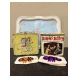 Leapin Letters Word Game, Junior Miss Tin Lunchbox