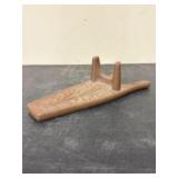 Carved Wooden Boot Jack - 10"