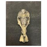 Antique Brass Angel,Cherub Wall-Mount Paper Clamp