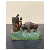 Reproduction of "Butting Buffalo" Mechanical Coin