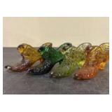 Collection of Vintage Fenton Glass Slippers/Shoes