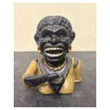 Antique Black Americana Cast Iron "DINAH" Mechanic