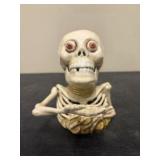 Toscano Cast Iron Bugged-Out Hungry Skeleton Mecha