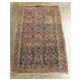 Vintage Persian Malayer Rug, likely from the early