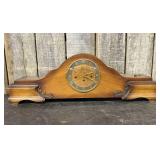 Vintage Wood Westminster Mantel Clock Likely Germa