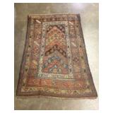 Antique, Hand-knotted Persian Tribal Wool Rug, lik