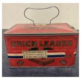 Vintage UNION LEADER Cut Plug Tobacco Tin in the c