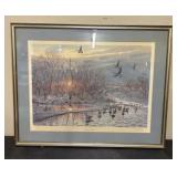 Framed Limited Edition print titled "Driftwood Bli