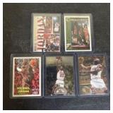 Lot Of 5 Michael Jordan Cards 3"