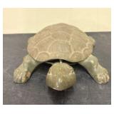 Antique Mechanical Cast-Iron Turtle Spittoon or Cu