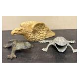 Collection of Figurines, Including a Resin made Pe