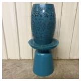 Lot Including Ruby 12" Modern Metal Outdoor Side T