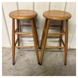 Pair Of Bar Stools 16"X30"