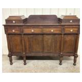 C. 1850 Federal Kentucky Sideboard Cherry - Mahoga