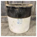 #3 Stoneware Pottery Crock - As Found 10"X11"