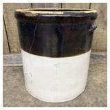 #10 Stoneware Pottery Crock - As Found 15"X17"