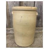 Cobalt Stoneware Pottery Crock 11"X16"