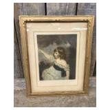 Vintage Framed Print Of "Master Hare" By Sir Joshu