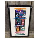 Signed 1989 Kentucky Derby Festival Print, Framed.