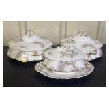 Lot Of Haviland Limoges French Covered Dishes 10"