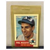Signed 1953 Topps #114 Phil Rizzuto Baseball Card