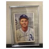 1952 Bowman #154 Ferris Fain Baseball Card in Case