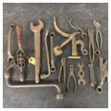 Lot Of Assorted Antique And Vintage Tools 14.5"