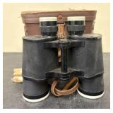 Vintage Wuest 7x50 binoculars in a Leather Case -