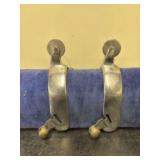 Stainless Steel Horse Spurs With Wheel Ends 5"