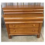 Antique 19th-century American Empire Chest of Five