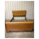 Art Deco Waterfall Bed Full 55" 58"X83"X43"