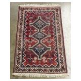 Hand-knotted Persian Yalameh Rug - 36.5"x62"