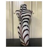 Vintage Murano Style Art Glass Female Torso Vase 5