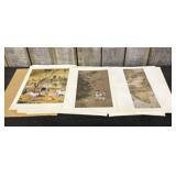 Large Lot Of Prints Of Traditional Chinese Paintin