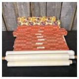 Large Lot Of Bamboo And Assorted Scrolls Depicting