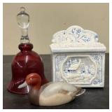 Trio (3) of Tabletop Trinkets - "Hand Bell", Spice