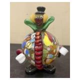 Vintage Hand Blown Murano Glass Clown Figurine - 7