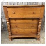 19th-Century American Sheraton or Empire style Che