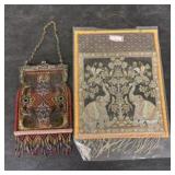 Vintage Style Possibly Indian Handbag And Textile