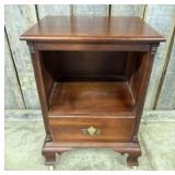 Cherry One Drawer Night Stand 16"X20"X30"