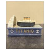 Reproduction Cast Iron Mechanical "Titanic" Coin B
