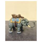 Cast Iron Mechanical Coin Bank Reproduction - 7"x5