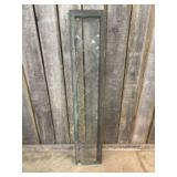 Antique Diamond Pattern Leaded Glass Window - 11"x