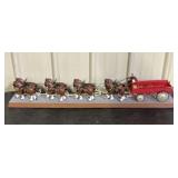 Vintage Budweiser Clydesdale 8-Horse Hitch Model 5