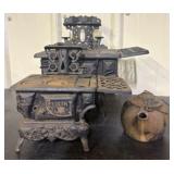Cast Iron Crescent Stoves With Kettle 12"X12"