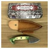 Custom Fixed Blade Fist Knife With Decorated Handl