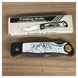 Stainless Steel Folding Knife With Box 3.5"