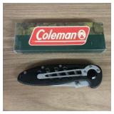 Coleman CM901 Slotted Folder Non Serrated Blade Po
