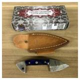 Custom Fixed Blade Fist Knife With Decorated Handl
