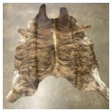 Natural Brazilian Brindle Cowhide Rug 64"X70"